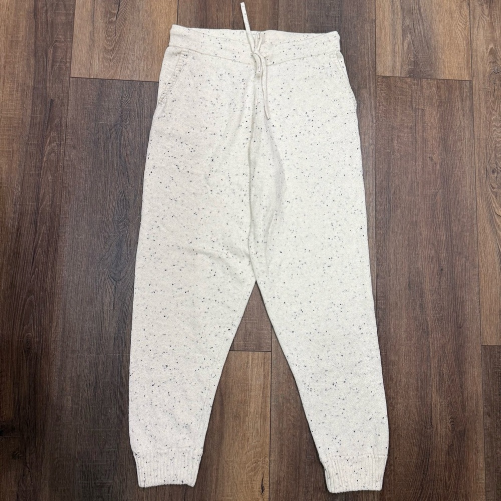 Haven well within knit joggers speckled white